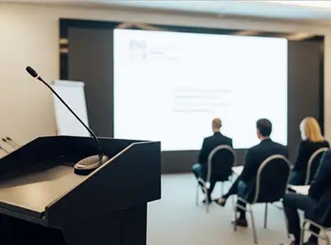 Corporate communications AV rental