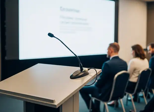 Corporate communications AV rental